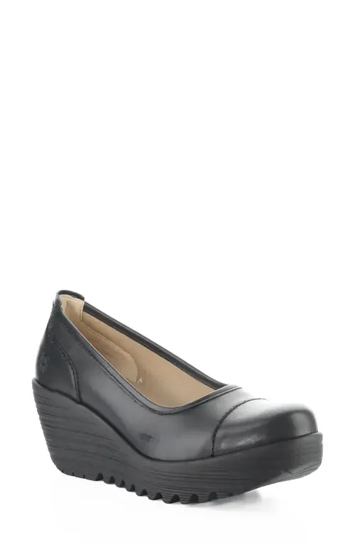 Lije Platform Wedge Pump by Fly London