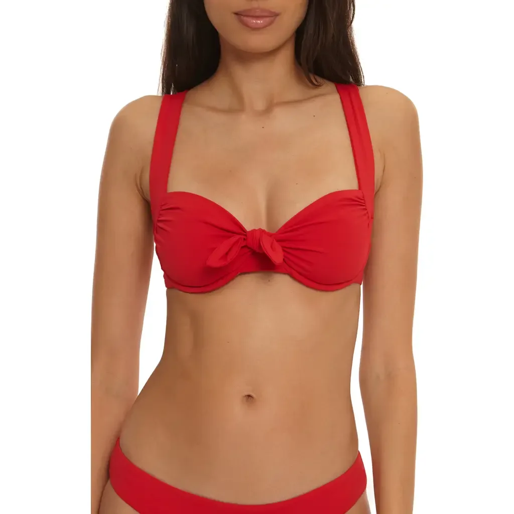 Color Code D-Cup Underwire Swimsuit Top by BECCA