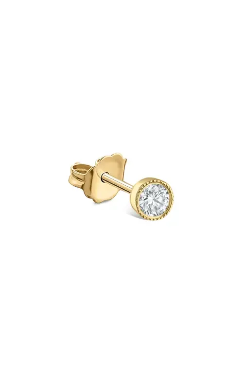 Scalloped Diamond Stud Earring by MARIA TASH
