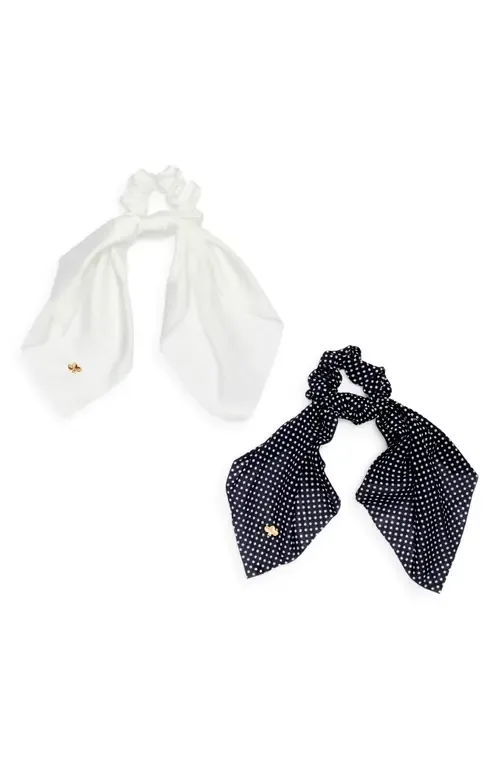 Sakura 2-Pack Scarf Tie Scrunchies by L. Erickson
