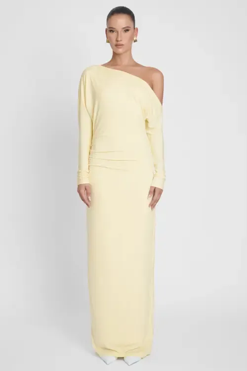 Sola Slouchy Jersey Maxi Dress by LEAU