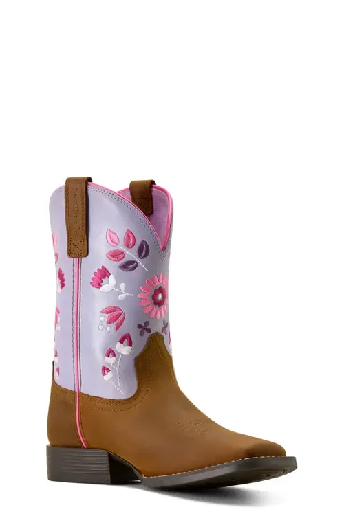 Wild Bloom Wide Square Toe Western Boot by Ariat
