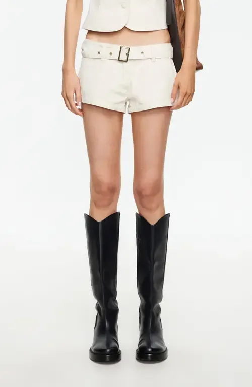 Afterglow Belted Low Rise Shorts by LIONESS