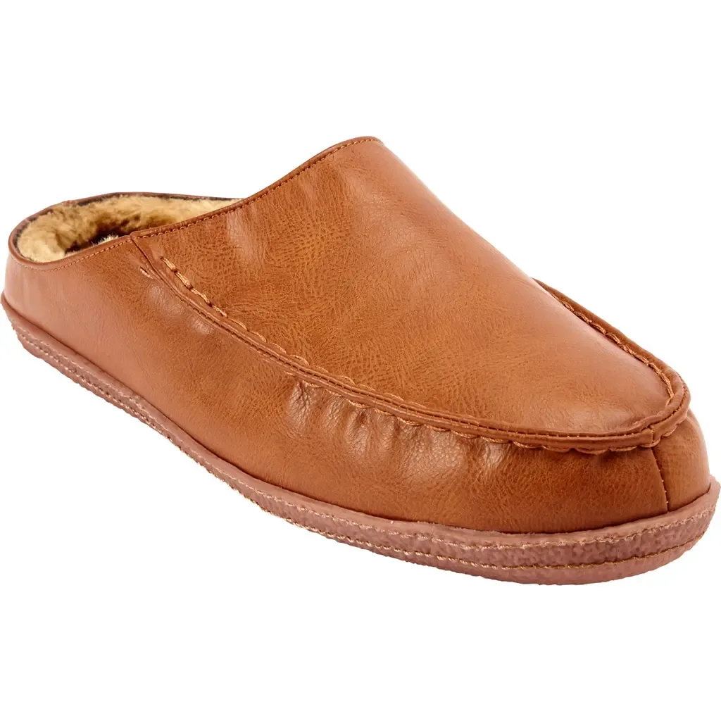 Fur Lined Clog Slippers by KingSize