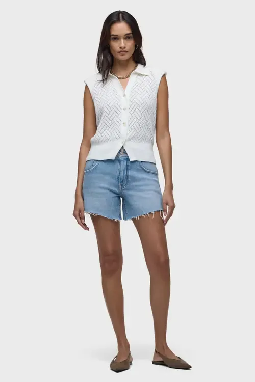 Devon Flap Pocket Boyfriend Short by Hudson Jeans