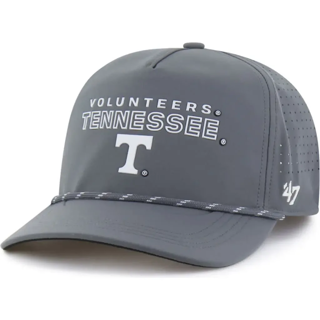 '47 Gray Tennessee Volunteers Forward Vent Hitch Rope Adjustable Hat by '47