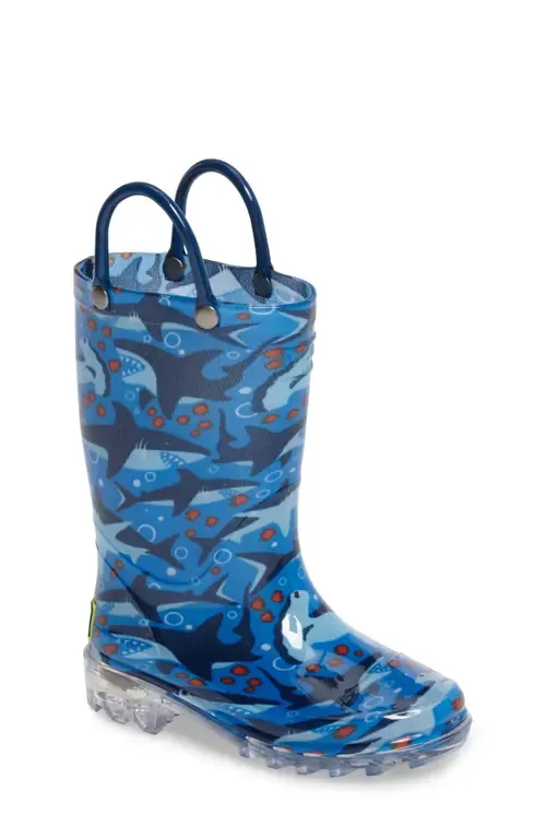 Shark Chase Light-Up Rain Boot by Western Chief
