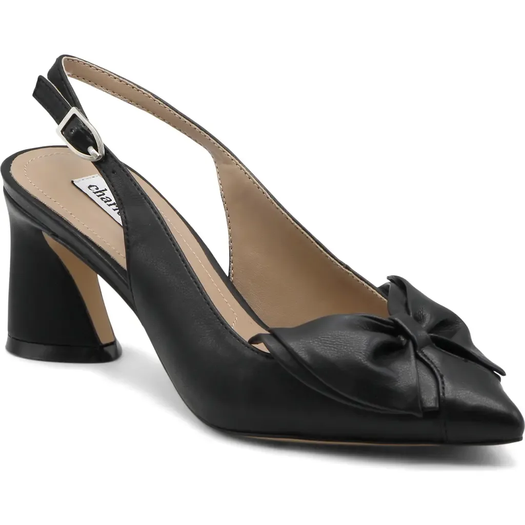 Antella Faux Leather Slingback Pump