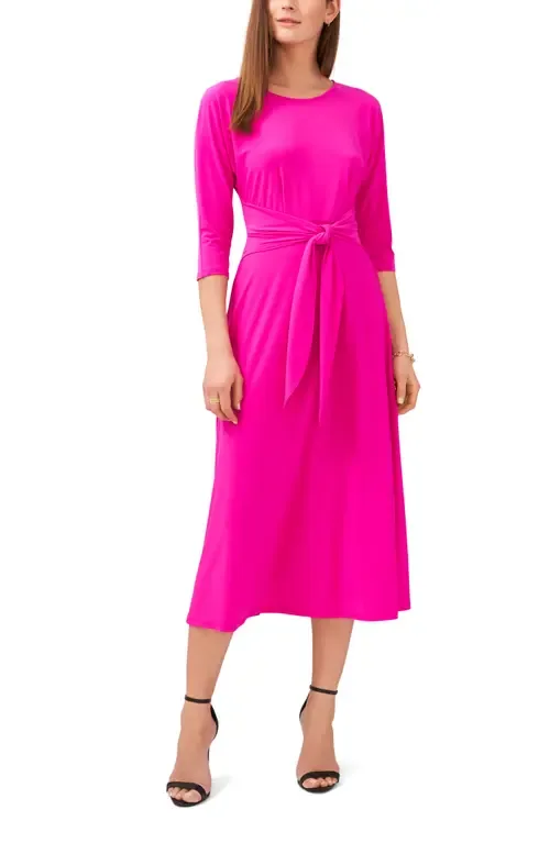Tie Front Midi Dress by Chaus