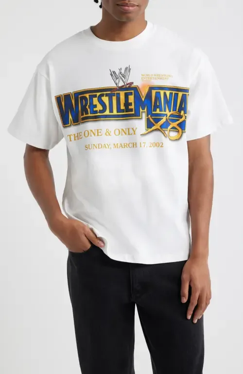 WWE Wrestlemania Icon Vs. Icon Graphic T-Shirt by ID Supply Co