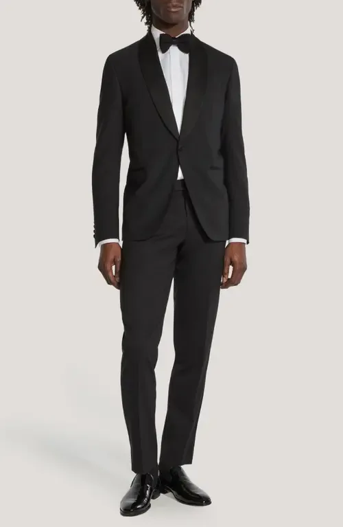 Ethan Shawl Collar Wool Tuxedo by Jack Victor