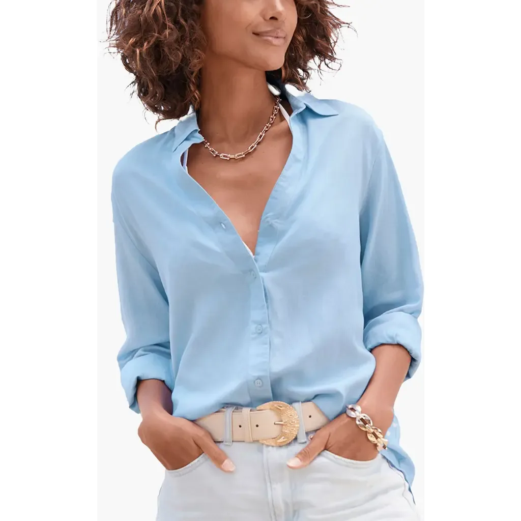 Button Down Blouse by LASCANA