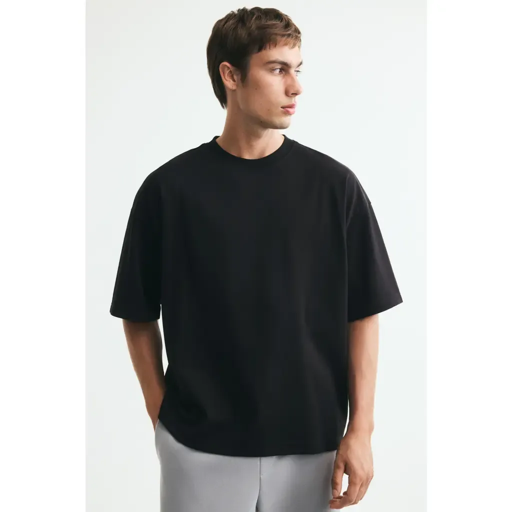 Oversized Interlock T-Shirt by H&M