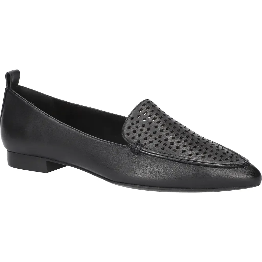 Alessi Perforated Pointed Toe Flat by Bella Vita