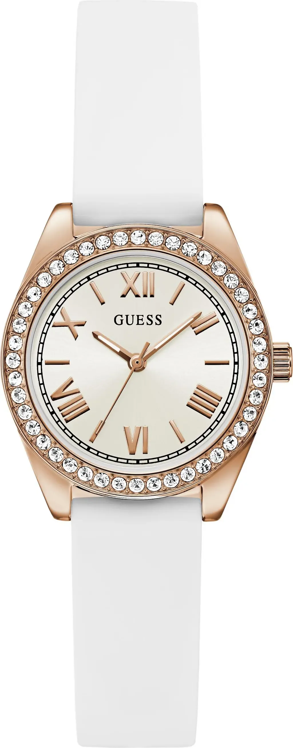 Mini Luna Silicone Strap Watch, 30mm by GUESS