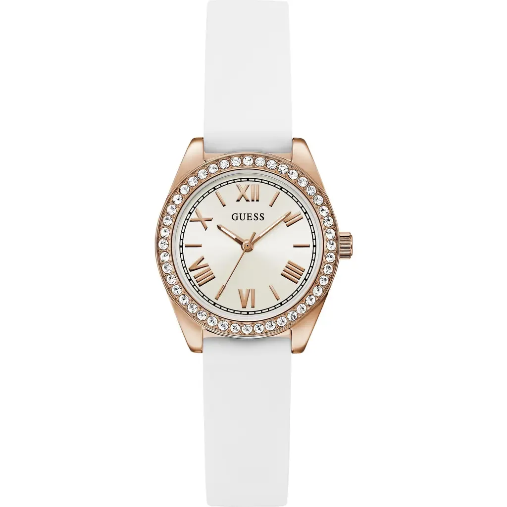 Mini Luna Silicone Strap Watch, 30mm by GUESS