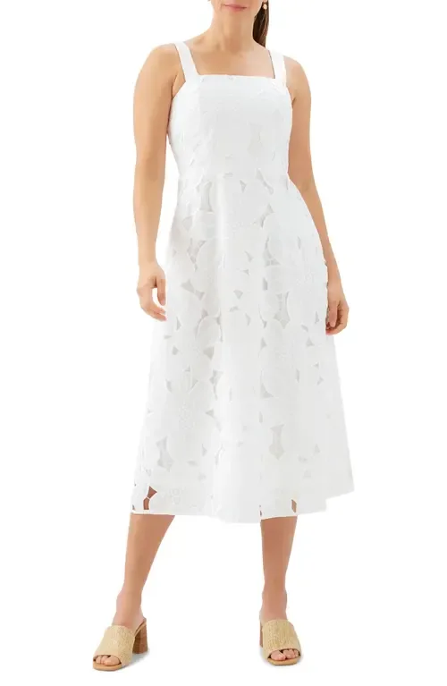 Embroidered Cutout Sundress by Karen Kane
