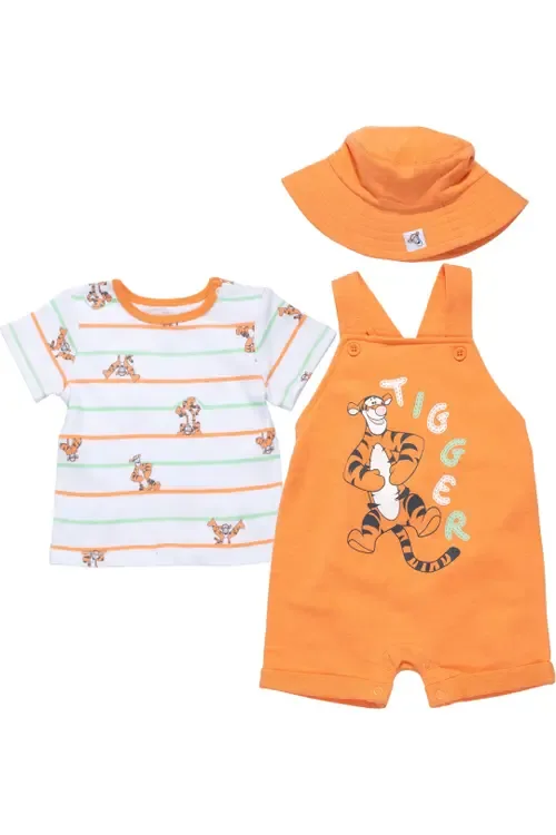 Winnie the Pooh Shortall and Tee Set with Bucket Hat by Disney