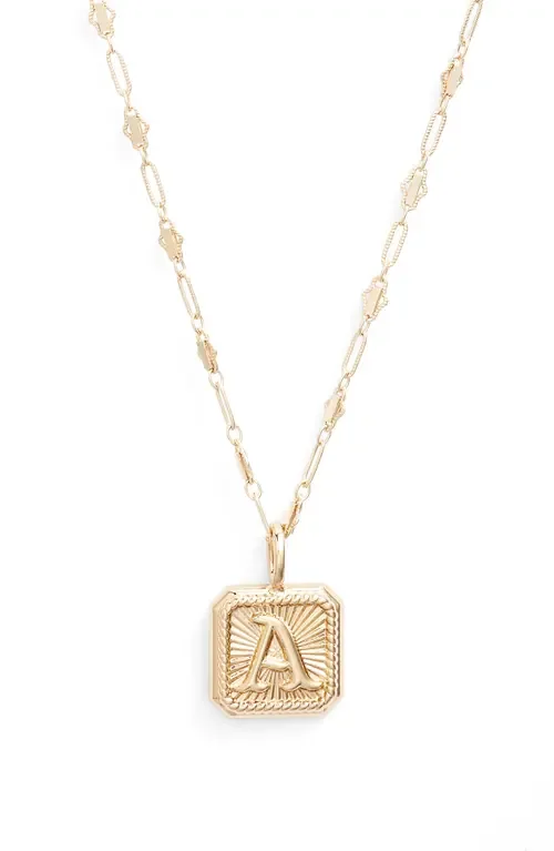 Harlow Initial Pendant Necklace by MIRANDA FRYE