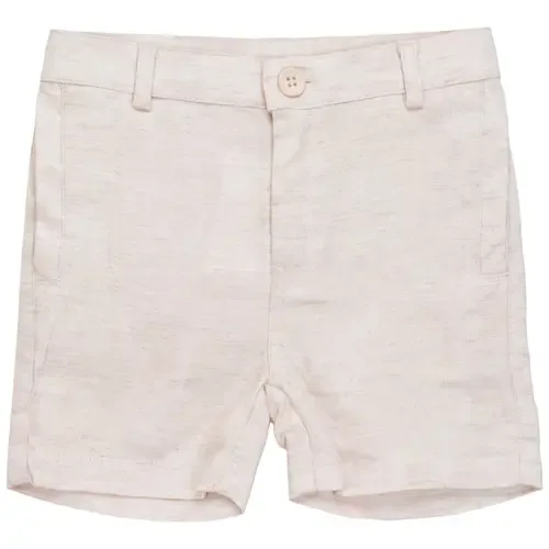 Woven Shorts with Structured Waistband by Charlotte & George