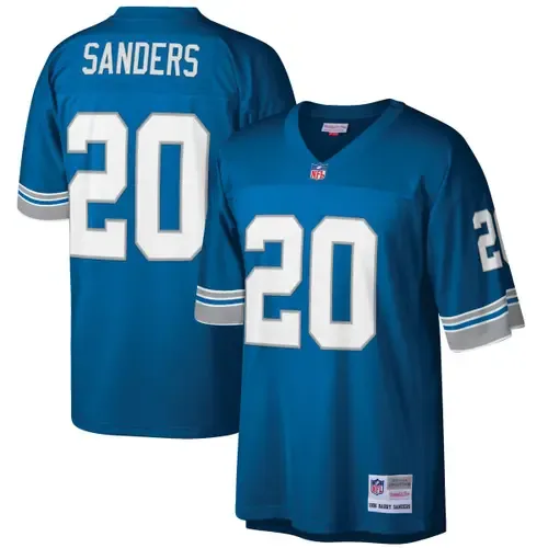 Mitchell & Ness Barry Sanders Detroit Lions 1996 Retired Player Replica Jersey by Mitchell & Ness