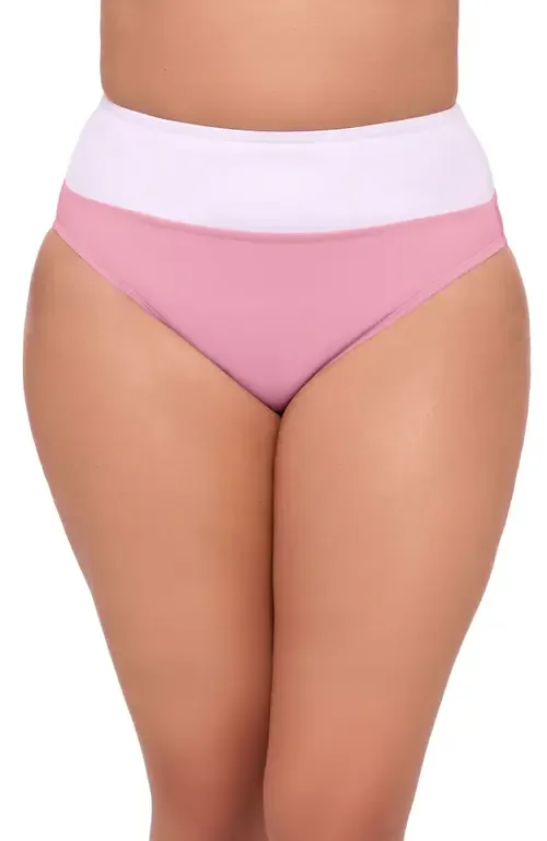 Smoothing and Sculpting Ultra Banded High-Waist Swimsuit Bikini Bottoms by S3 Apparel