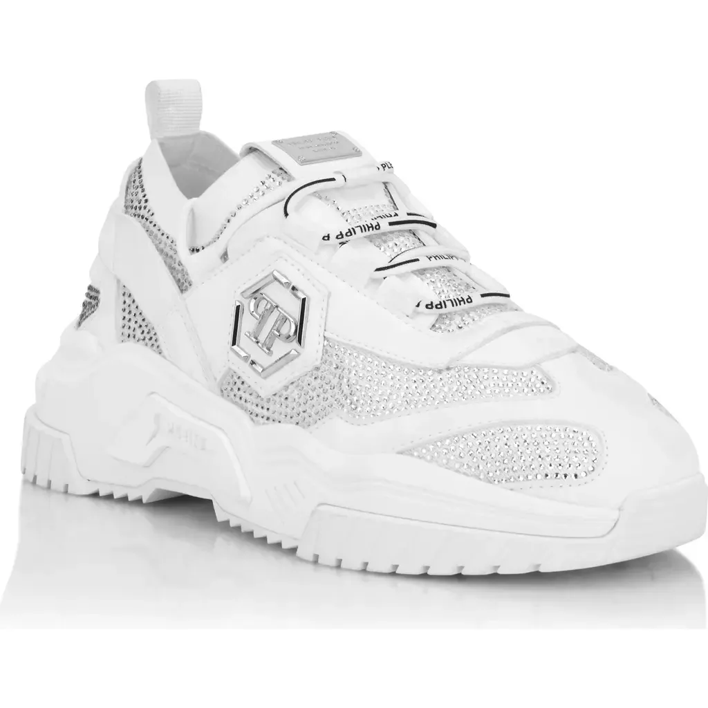 Predator Strass Low-Top Sneakers by PHILIPP PLEIN
