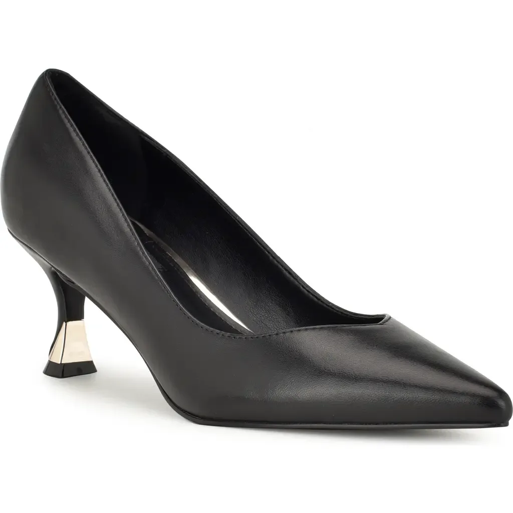 Ariella Pointed Toe Kitten Heel Pump by Nine West