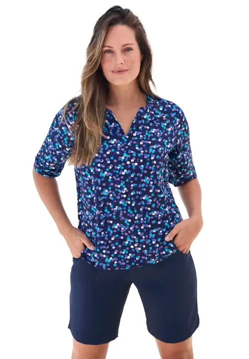 Three Quarter Sleeve Swim Tee by Swim 365