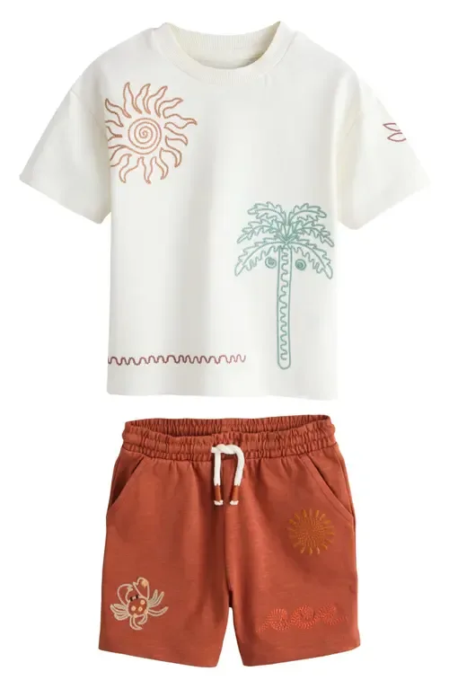 Embroidered T-Shirt & Shorts Set by NEXT