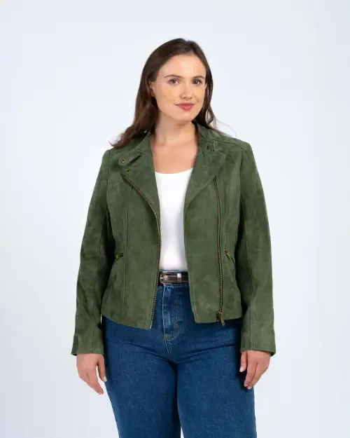 Hudson Suede Biker Jacket by Kettlewell