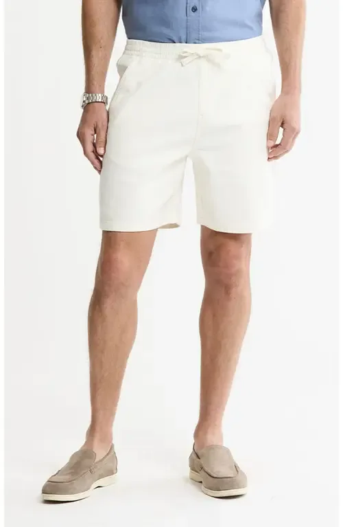 Cotton Twill Drawstring Shorts by JACHS