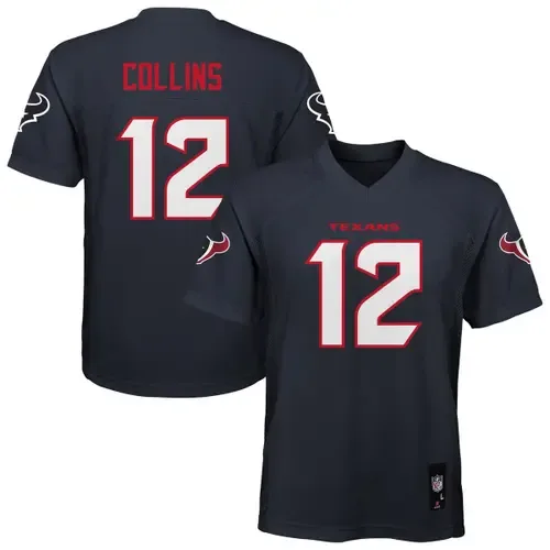 Nico Collins Houston Texans Replica Player Jersey by Outerstuff