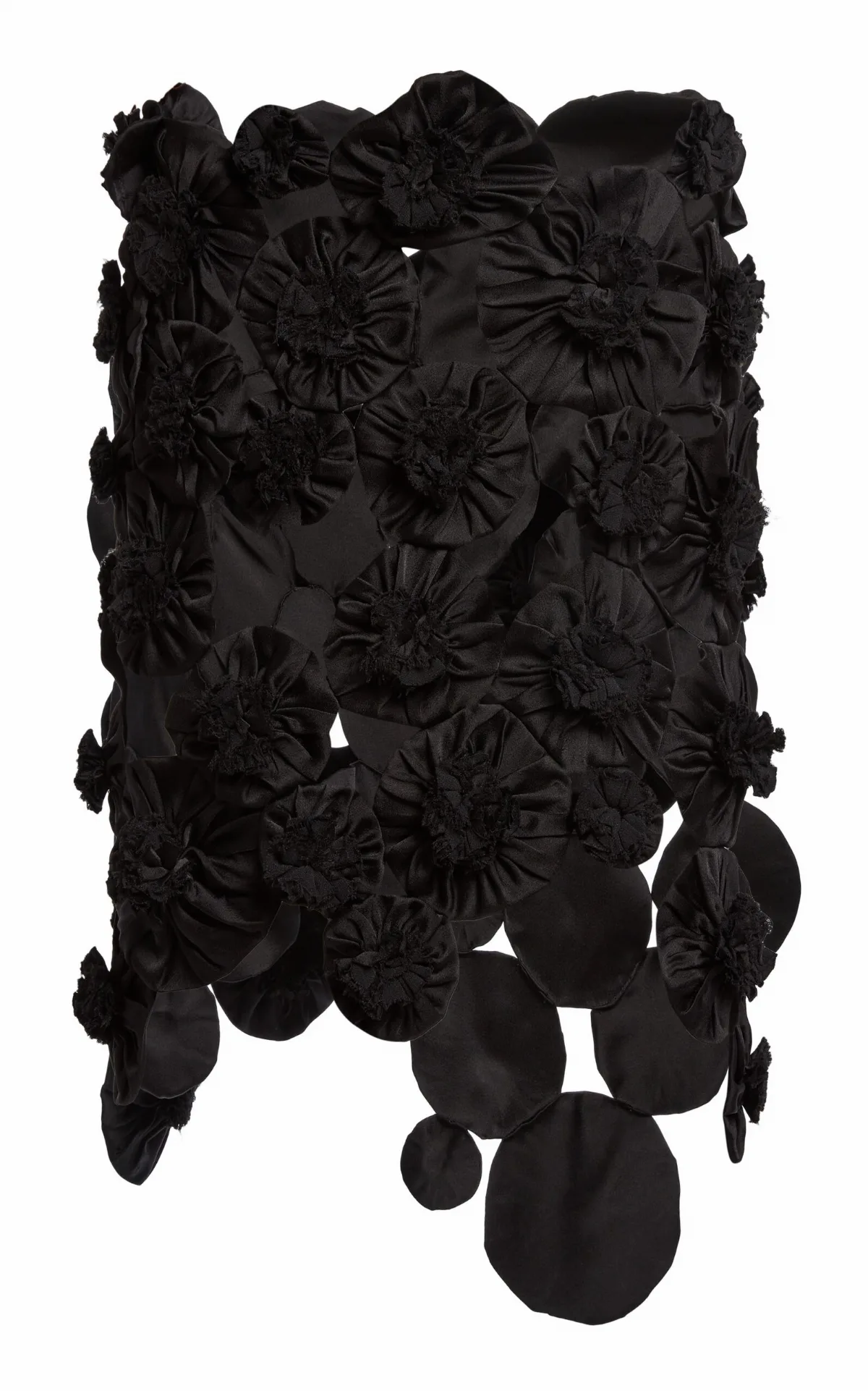 Floral Applique Midi Skirt by Victoria Beckham