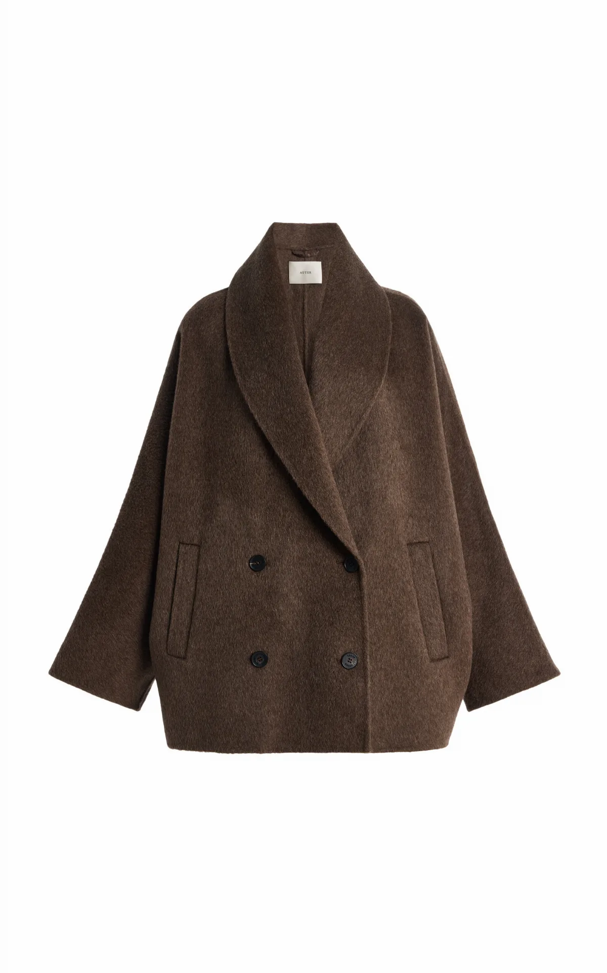 Mohair Wrap Coat by Auter