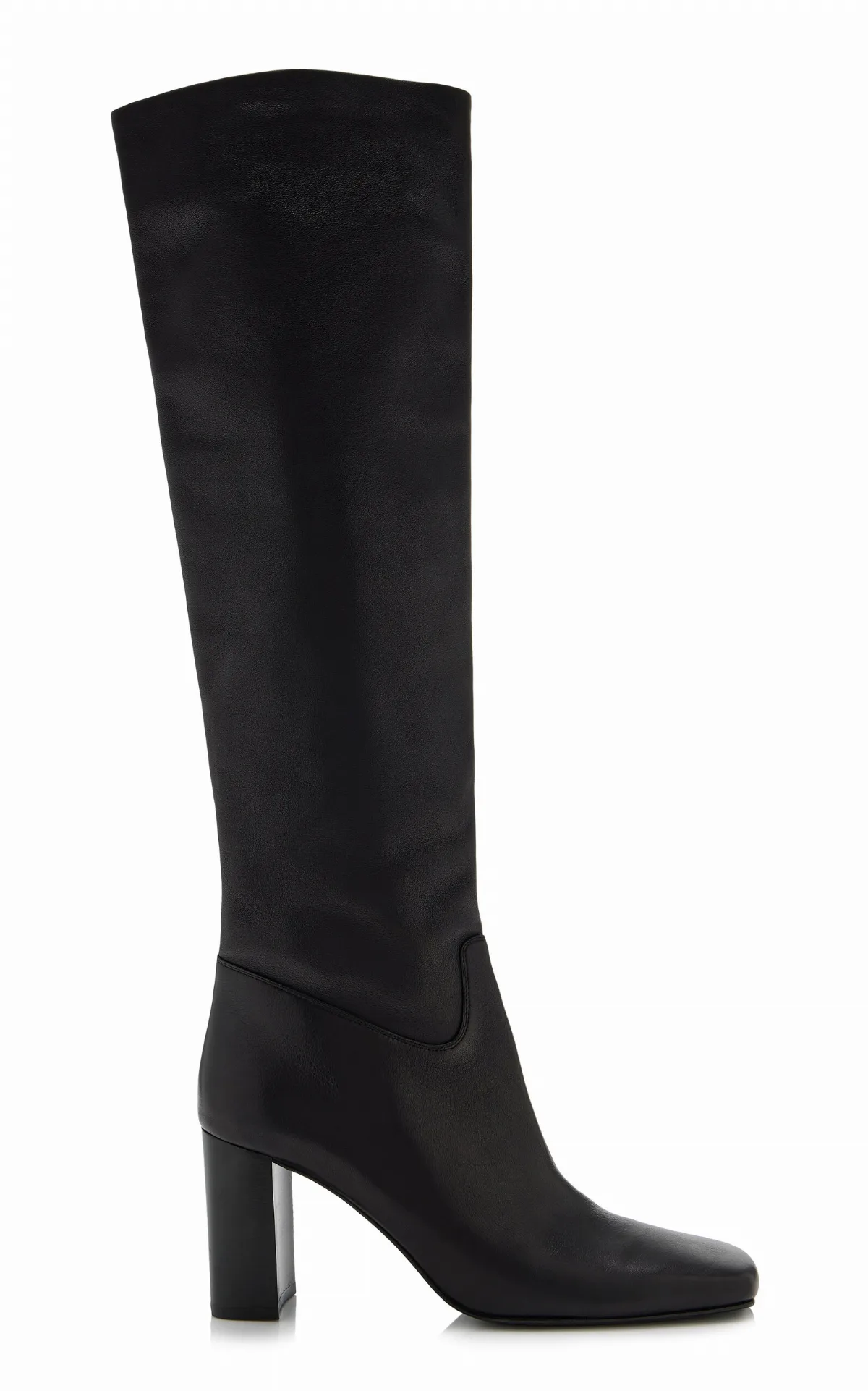 Petra Knee-High Leather Boots by Khaite