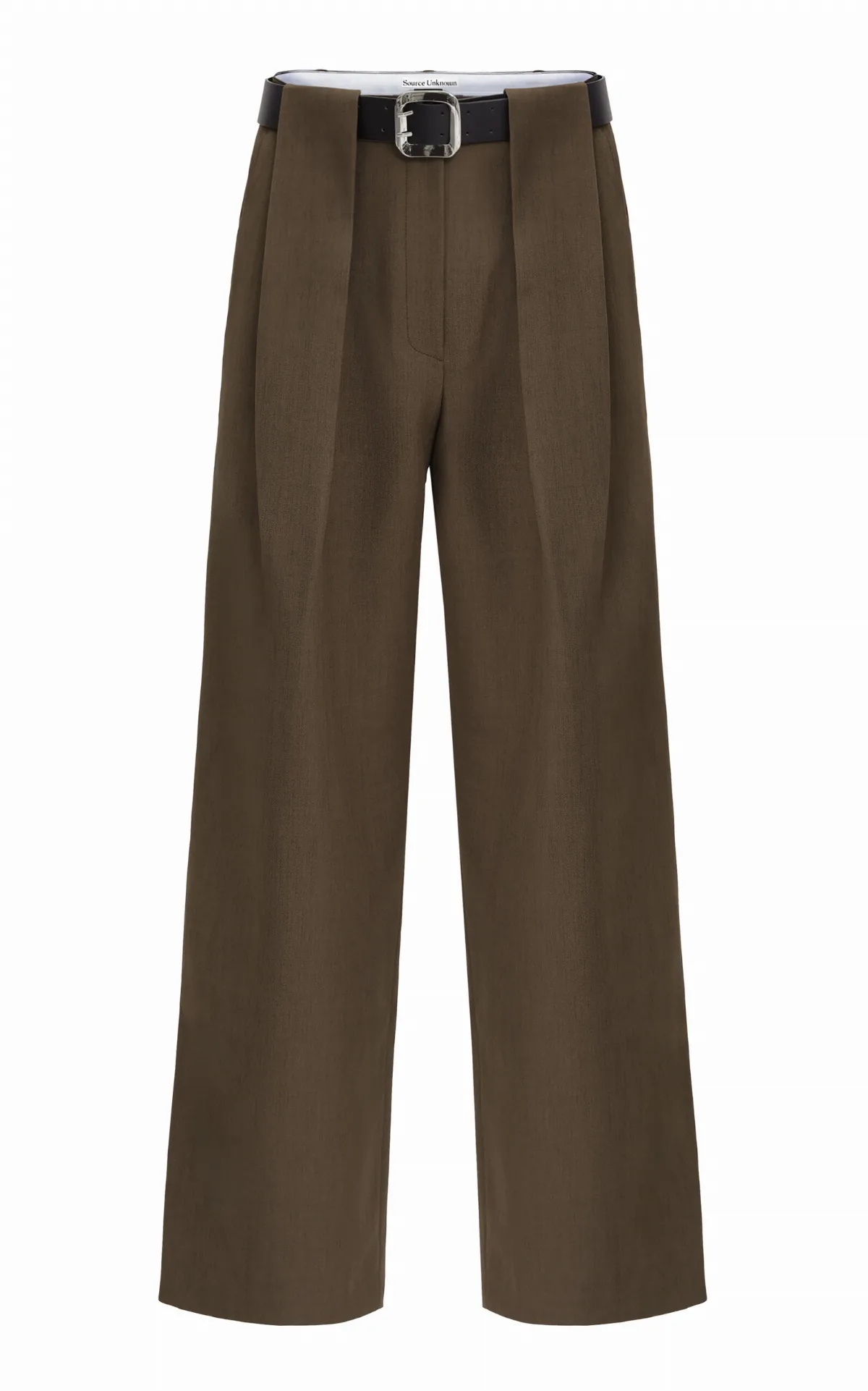 Matteo Belted Wide-Leg Pants by Source Unknown