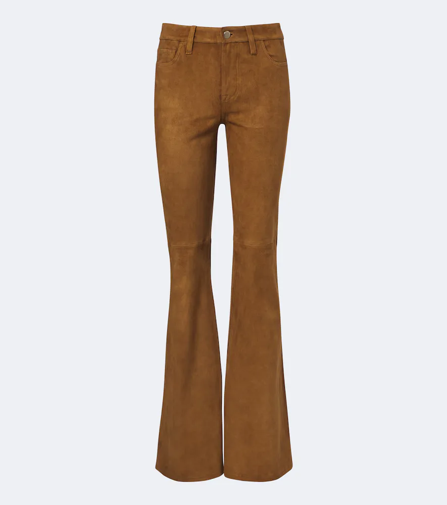 Dojo Suede Flared Pants by 7 For All Mankind