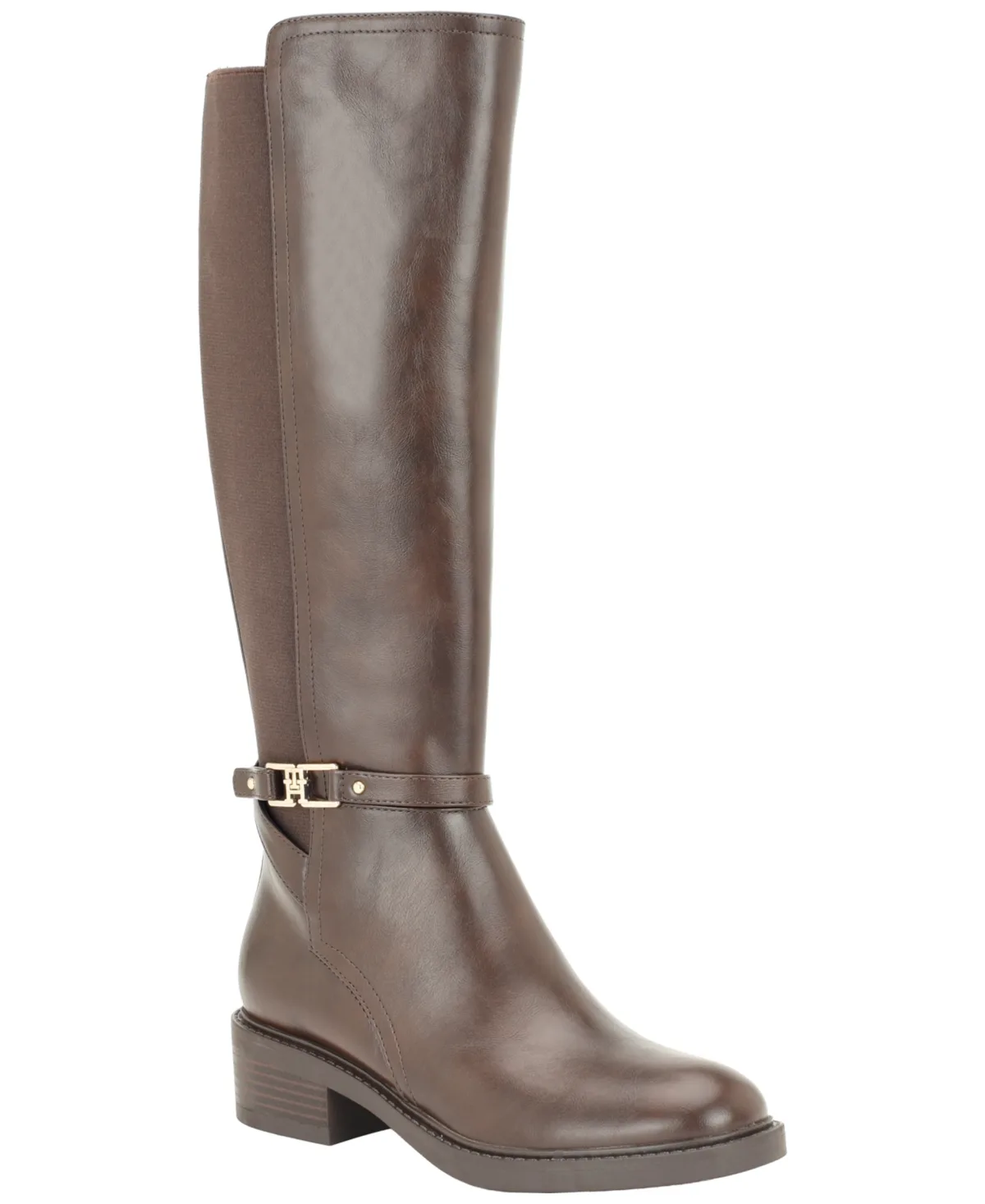 Dewel Low Block Heel Boots