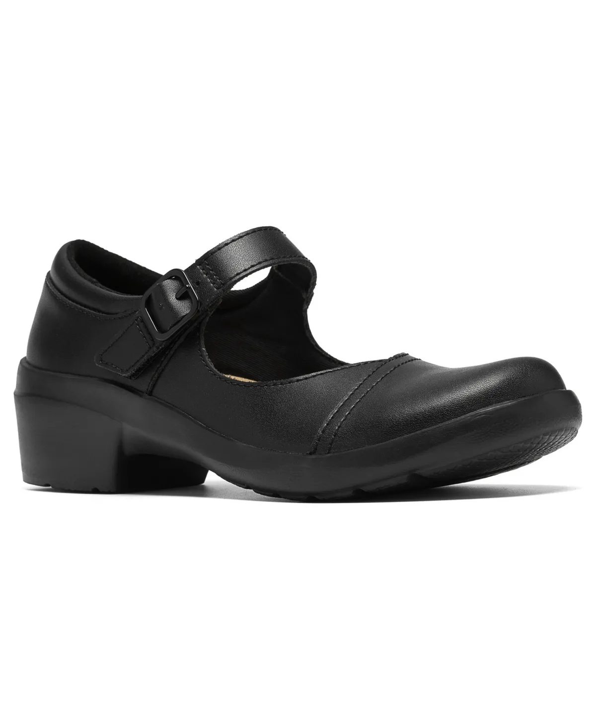 Angie Jane Mary Jane Arch-Support Round Toe Flats by Clarks