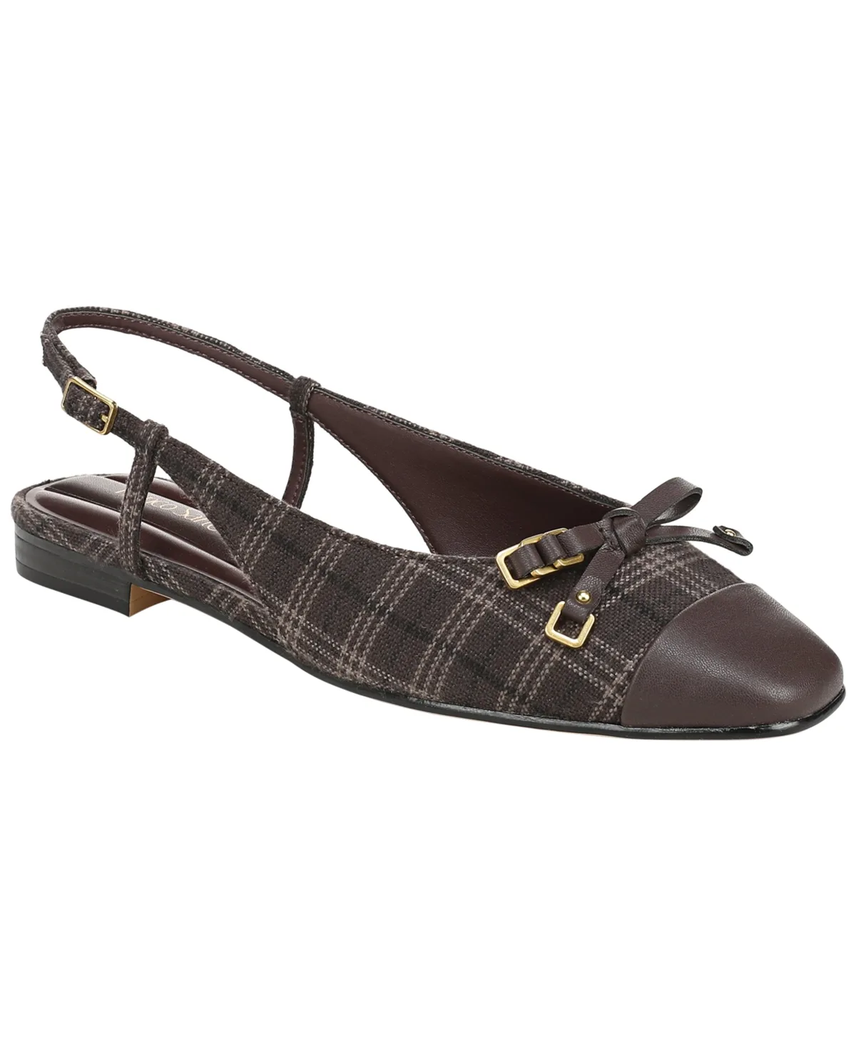Square Toe Ballet Flats by Franco Sarto