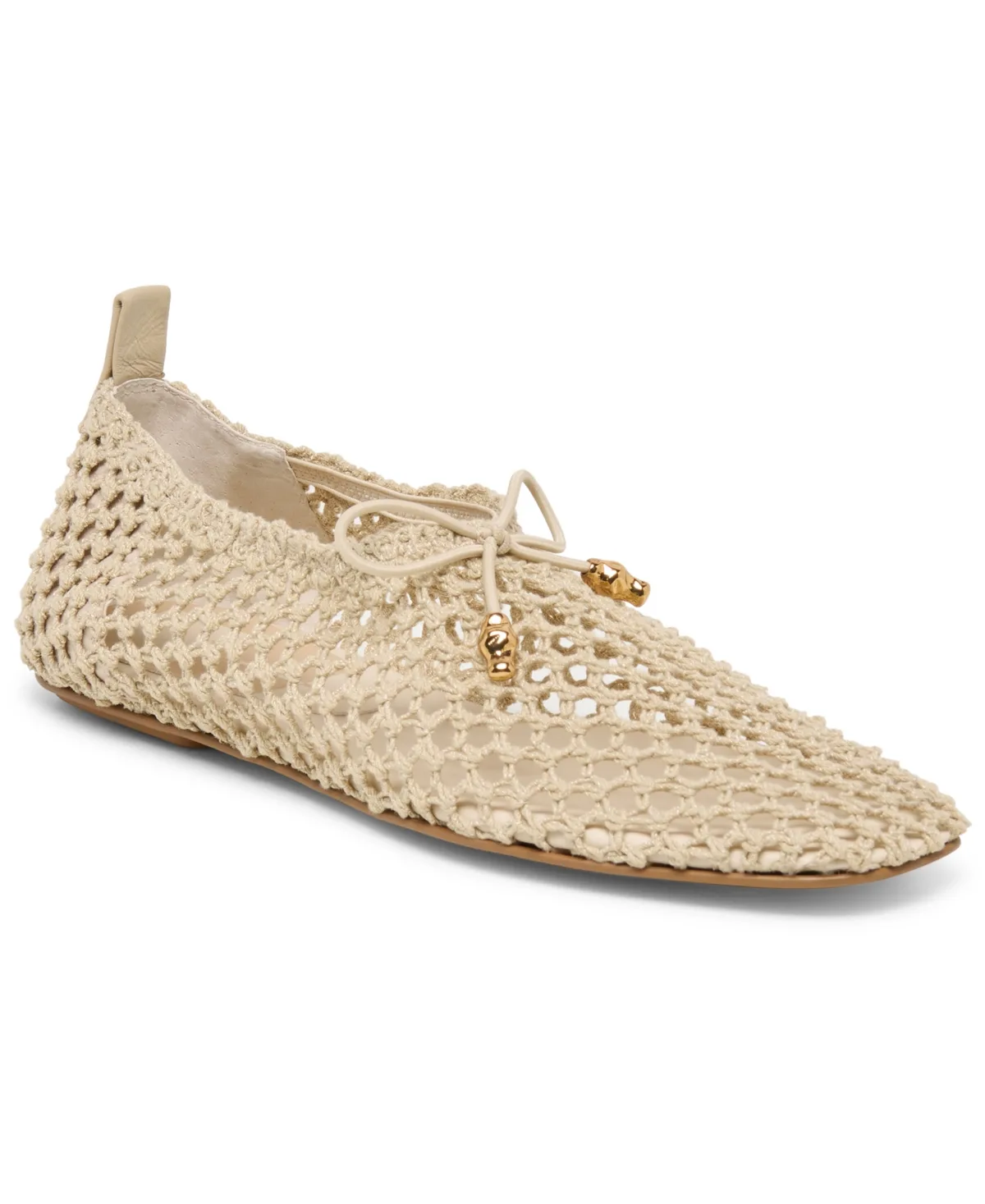 Kaylyn Bow Tie Knit Slip-On Ballet Flats
