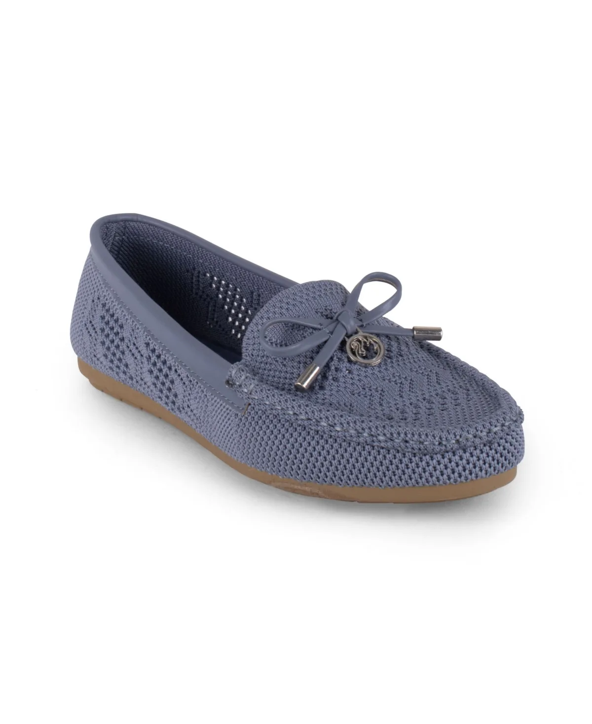 Rita Knit Slip on Flats - Denim by Gloria Vanderbilt