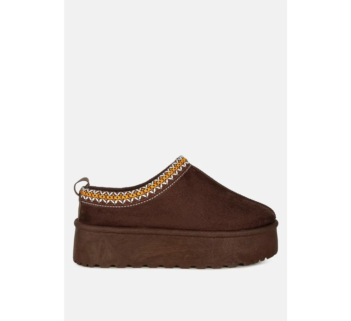 Jesters Embroidered Platform Classic Slip-On by London Rag