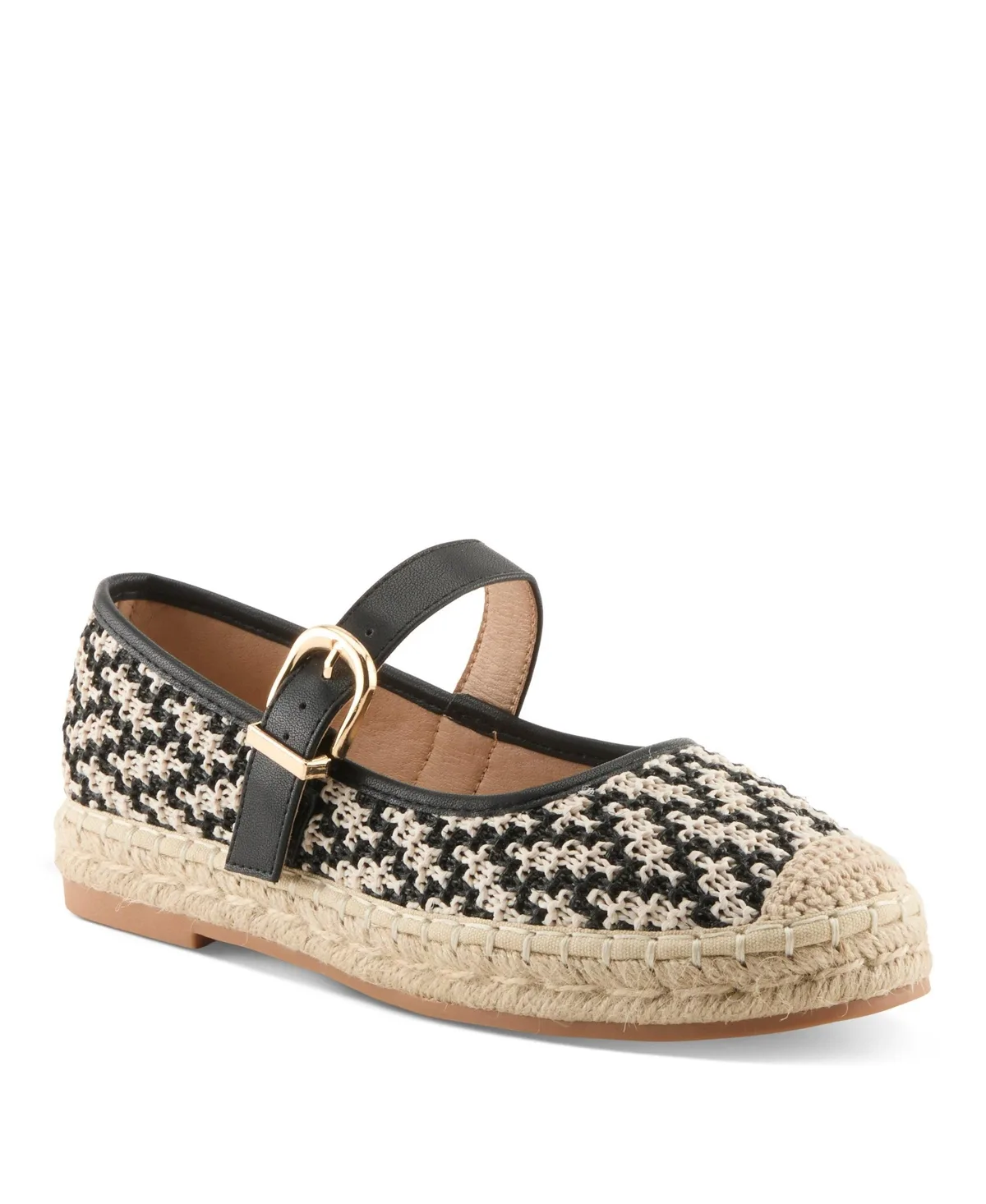 Seaharbor Mary Jane Espadrille with Soft Lining by Azura