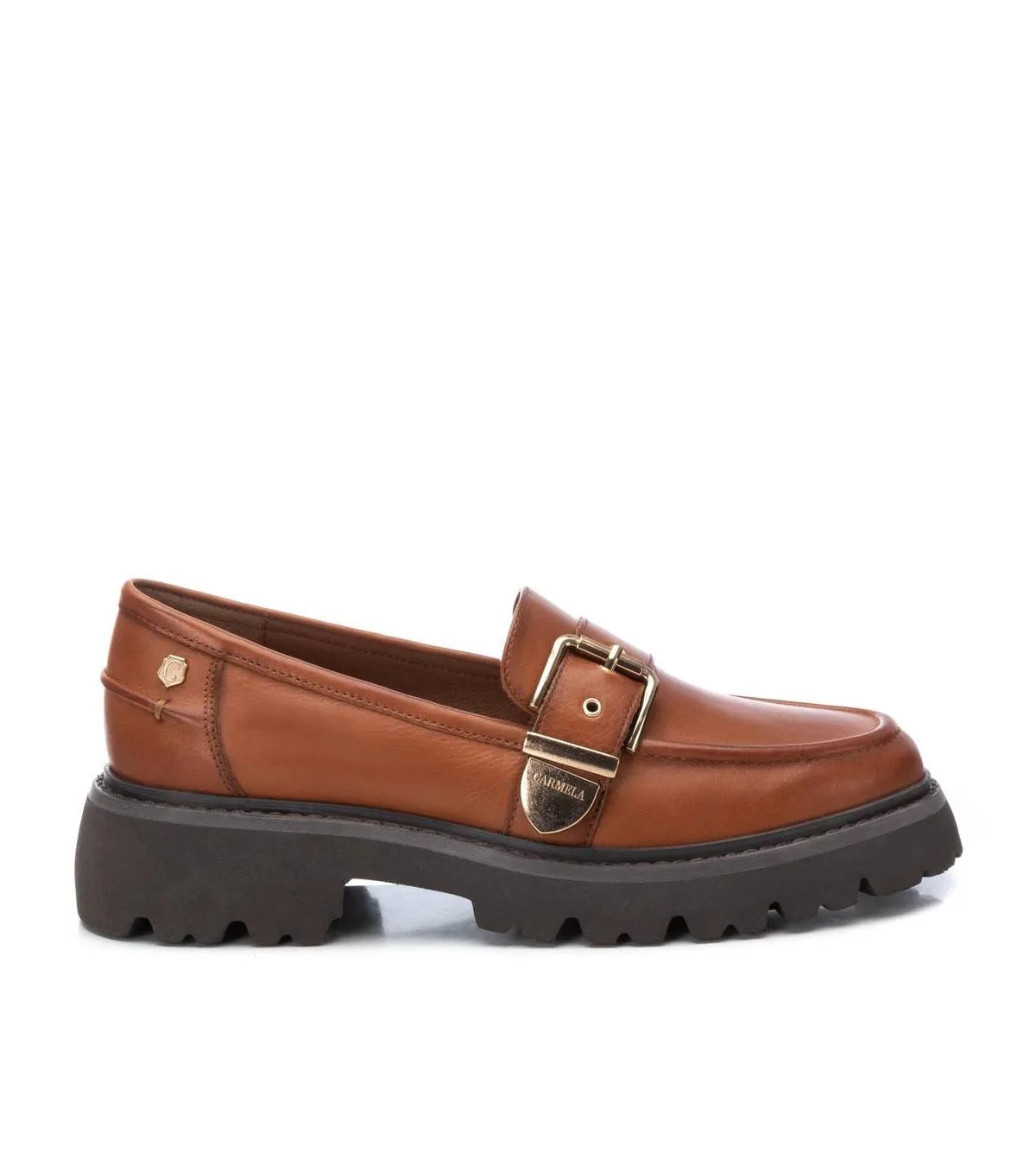 Carmela Leather Collection Penny Loafers by Xti