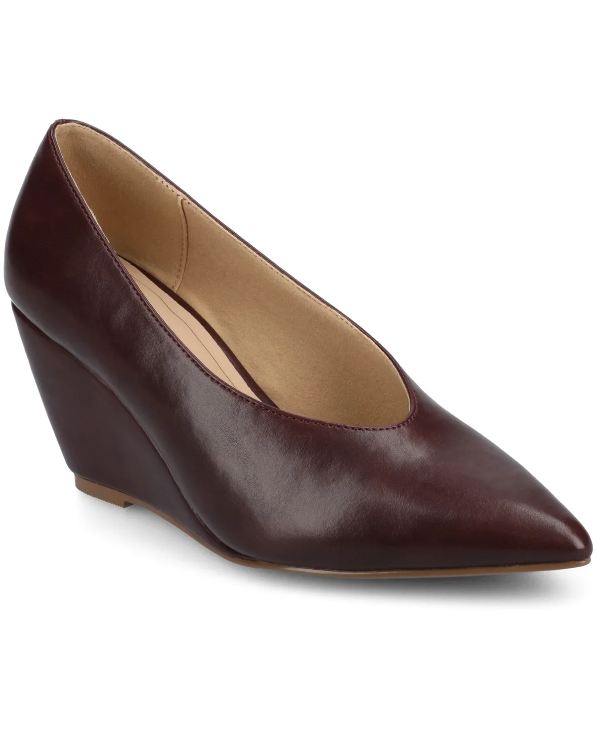 Danika Almond Toe Wedge Pumps by Journee Collection