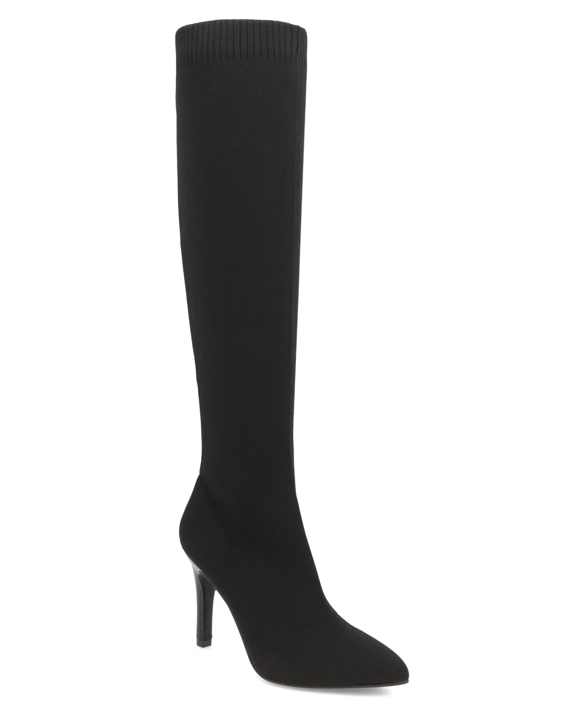 Arisa Stiletto Heel Pointed Toe Tall Boots by Mia