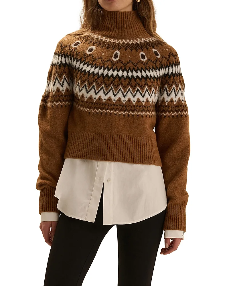 The Chalet Mock Neck Sweater by Favorite Daughter