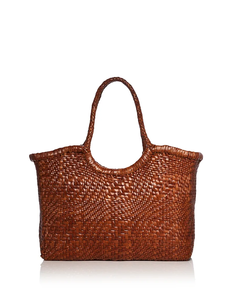 Nantucket Optical Woven Leather Tote by Dragon